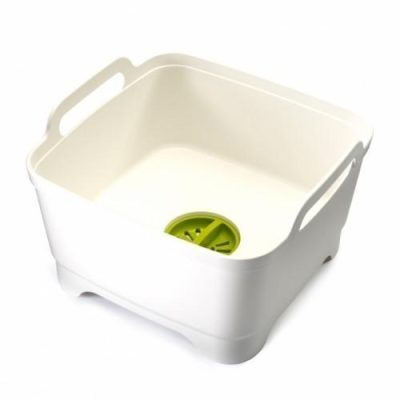 Контейнер для раковини Wash & Drain Washing Up Bowl White / Green 85055