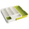 Скринька для зберігання столових приладів Drawer store White/Green 85041