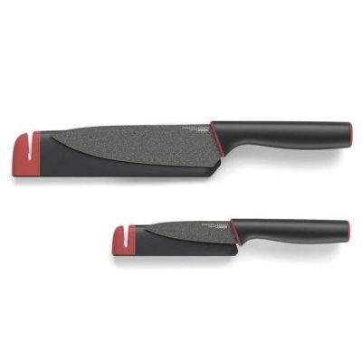 Набор из 2 ножей в чехлах со встроенной ножеточкой Slice&Sharpen