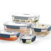 Набор контейнеров пищевых Nest Storage 6pc - Opal