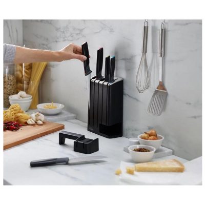 Набор ножей Joseph Joseph Elevate™ Knives SlimBlock из 5 предметов со съемной точилкой 10537