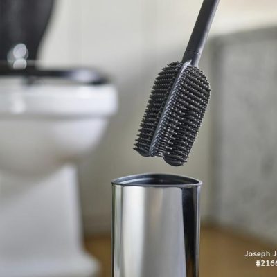 Йоржик для унітазу Flex™ 360 Luxe з оздобленням з нержавіючої сталі