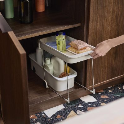 Висувний двоярусний органайзер для зберігання приладдя CupboardStore™ 8500001